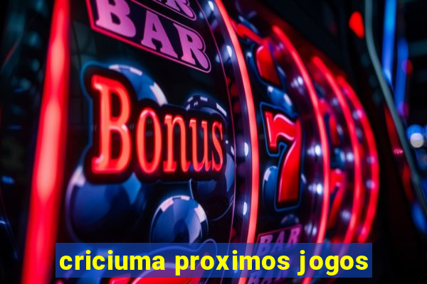 criciuma proximos jogos